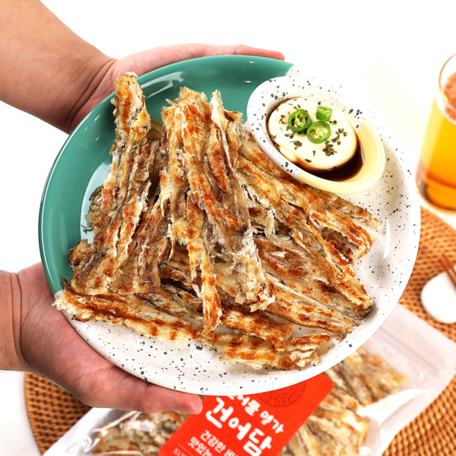 구운 순살 아귀채 프리미엄 A+급 국내가공 삼양씨푸드, 2개, 200g