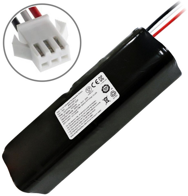 로봇청소기용 배터리팩 14.4V 5200mAh 3선 청소기 호환 로이모 클린스테이션 LRW-001 앳홈 클리엔 샤오미 라이드스토 비오미 로이드미 레노버 아르나 하이얼, 1개