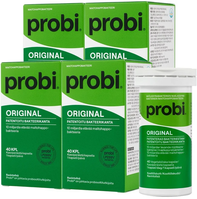 프로비마게 오리지널 40캡슐 / 스웨덴 유산균 락토바실러스 100억 생유산균 LP299V, 4개, 40정 - 쿠팡