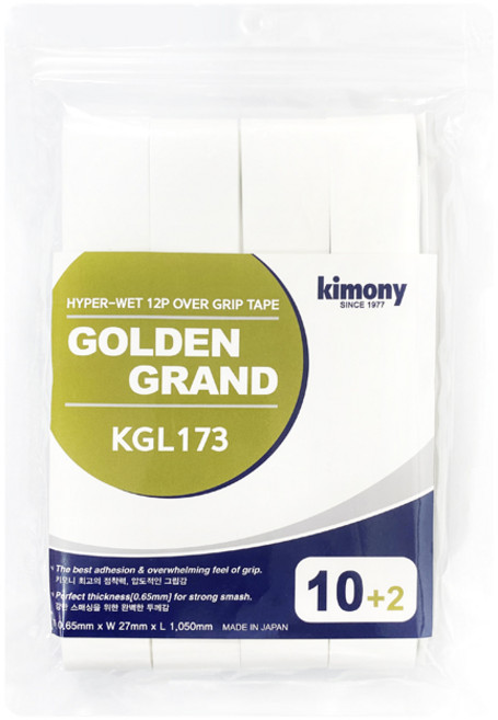 KGL173 12P 키모니오버그립 WH 화이트