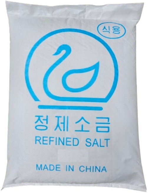 식용 정제염 한주 본소금 대체상품 연수기 식기세척기 중국산 정제소금, 20kg, 1개