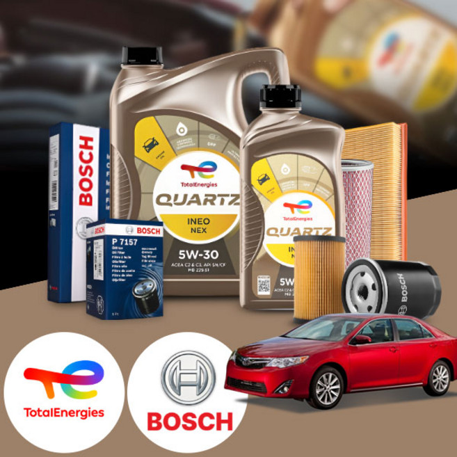 캠리 7세대 (12-17) HV 가솔린 토탈 쿼츠 이네오 넥스 5W30 엔진오일필터세트 5Liter, 1개