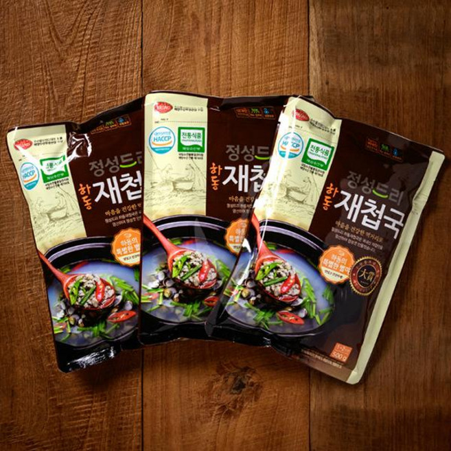 정성드리 하동재첩국(500gx6팩), 6개, 500g