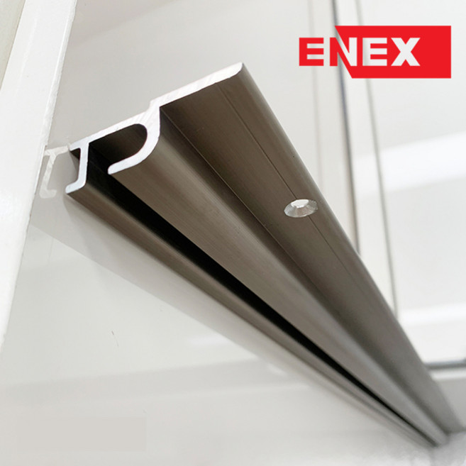 에넥스 주방 악세사리 행거레일 싱크대 선반 부착용 600 900 1200mm, 행거레일 1200mm, 단품