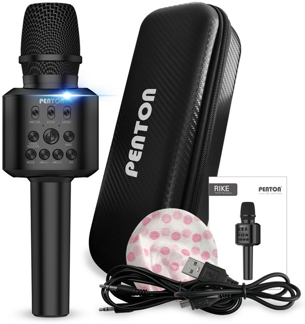 펜톤 RIKE 무선 블루투스 노래방 마이크 라이크 모드 지원