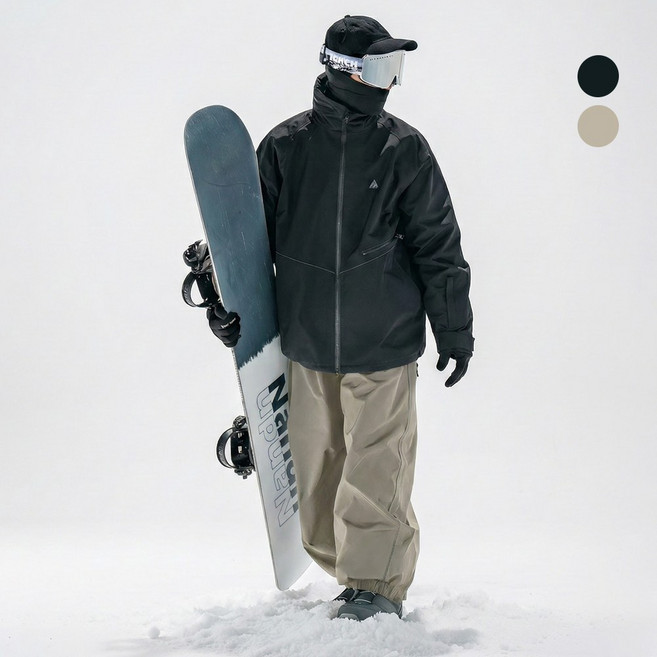 서브22 하드쉘 보드바지 홑겹 바지 오버핏 방수 쉘팬츠