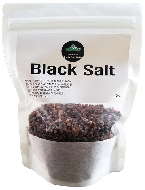 히말라야 목욕소금100%정품 유황온천 블랙솔트(400g)사우나 천연입욕제 피부질환 관절염 피부염 건선, 4개, 400g