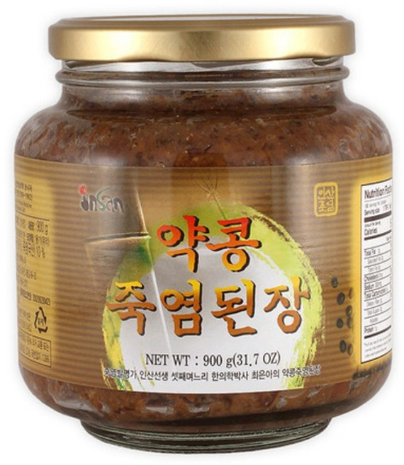 인산죽염 서목태 죽염된장 900g 국산콩 된장, 1개