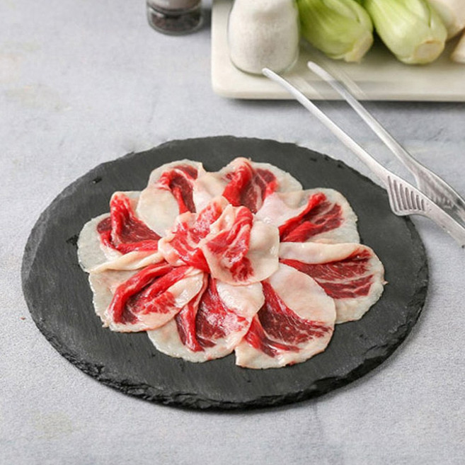 [한우드소] 국내산 친환경 아산 한우 명가 1++차돌박이(급냉) 200g, 1개