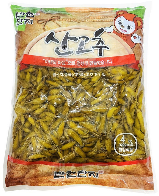 반찬단지 산고추 절임, 4kg, 1개
