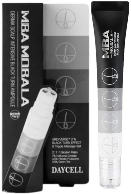 升級白髮款 韓國 Daycell MBA 魚腥草養髮液, 1個, 滾珠升級版20ml, 20ml