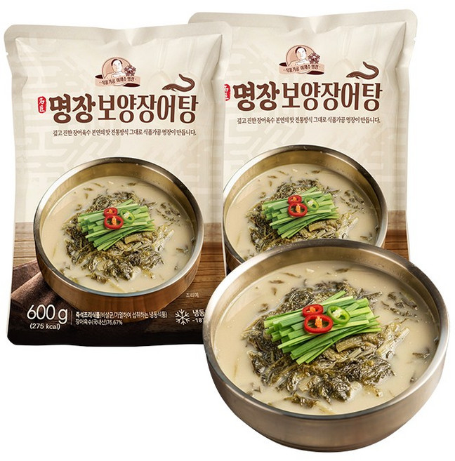 이가네식품 이재수명장 명인의 프리미엄 명장보양장어탕 600g, 2개