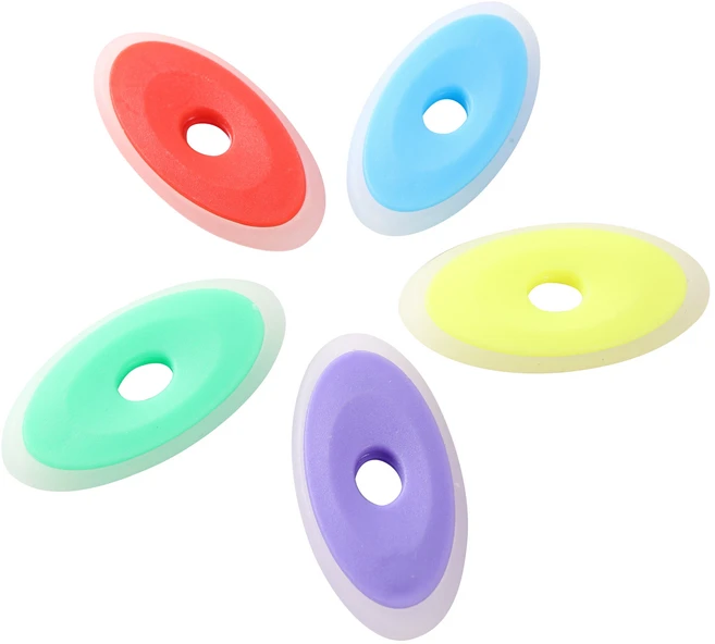 5개/대 중립 지울 수있는 펜 젤 교정 용품에 한 특수 고무 색상 타원형 지우개 Office 편지지, 01 Mix color