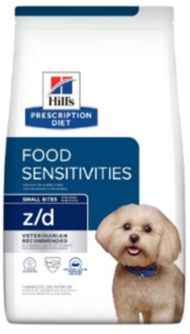 힐스 강아지 독 푸드 센서티브 z/d 스몰바이트 1.5kg, 1개