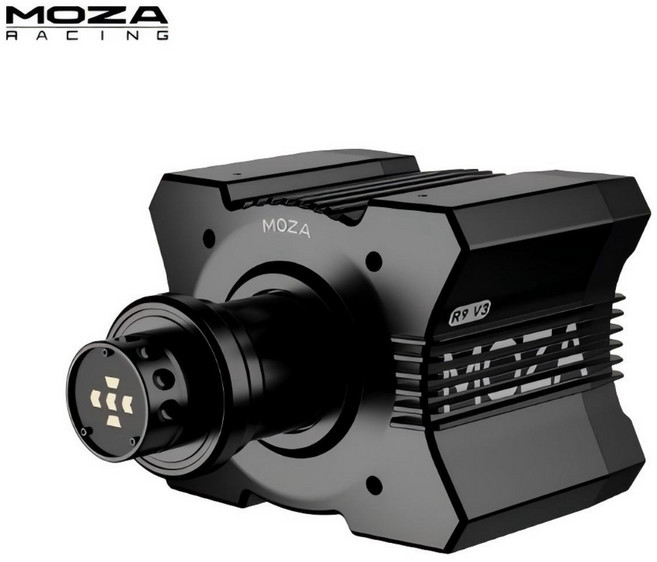 [CTK] MOZA R9 V3 게이밍 레이싱 시뮬레이션 PC 프로급 180W공율 다이렉트 드라이브 핸들 페달, R9 V3 베이스