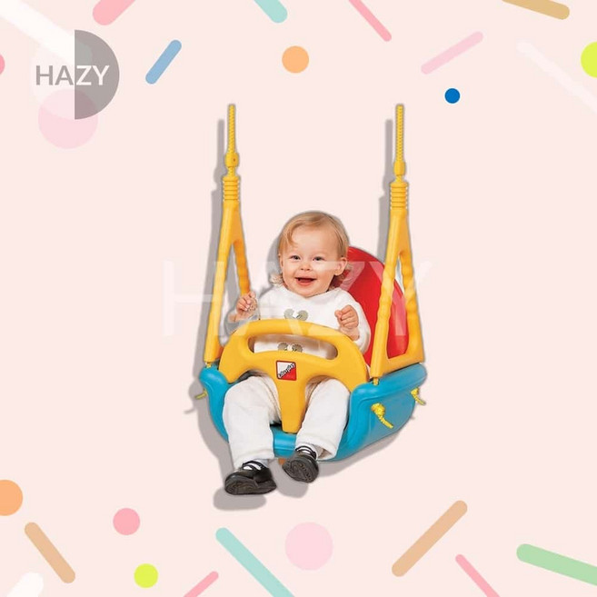 헤이지 쿠쿠토이즈 멜로디그네 그네봉 포함 실내그네, 1개