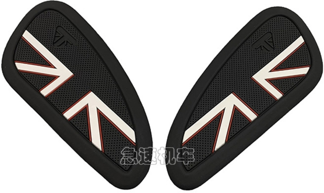 OD 트라이엄프 호환 본네빌바버 튜닝 고무 연료 탱크 스티커 미끄럼방지 니그립패드, ED6601(B 사이드)