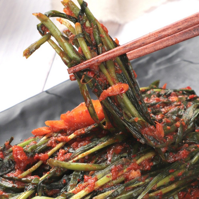 [더본촌] 단골 많은 국산 100% 전라도 부추김치, 1kg, 1개