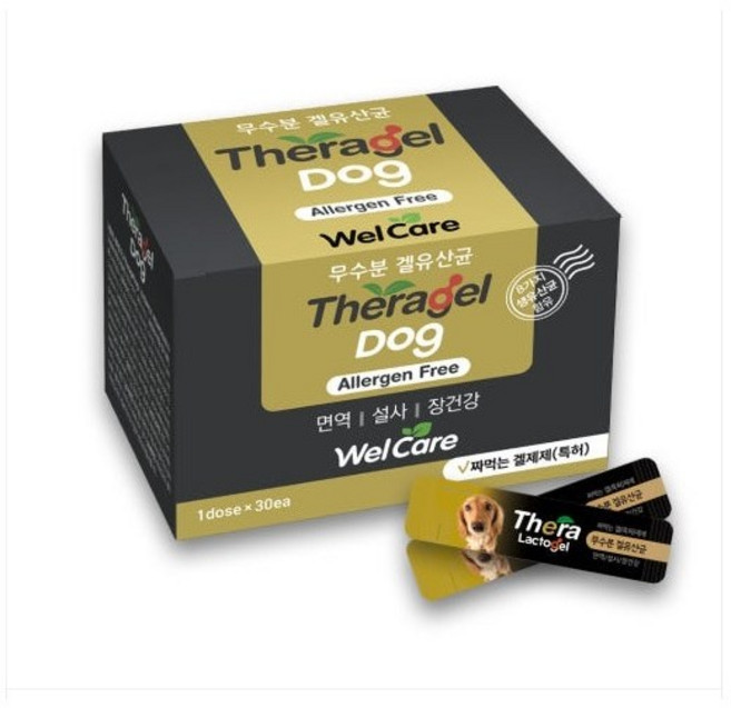 테라겔 도그 영양제, 30회분, 장건강/유산균, 1개