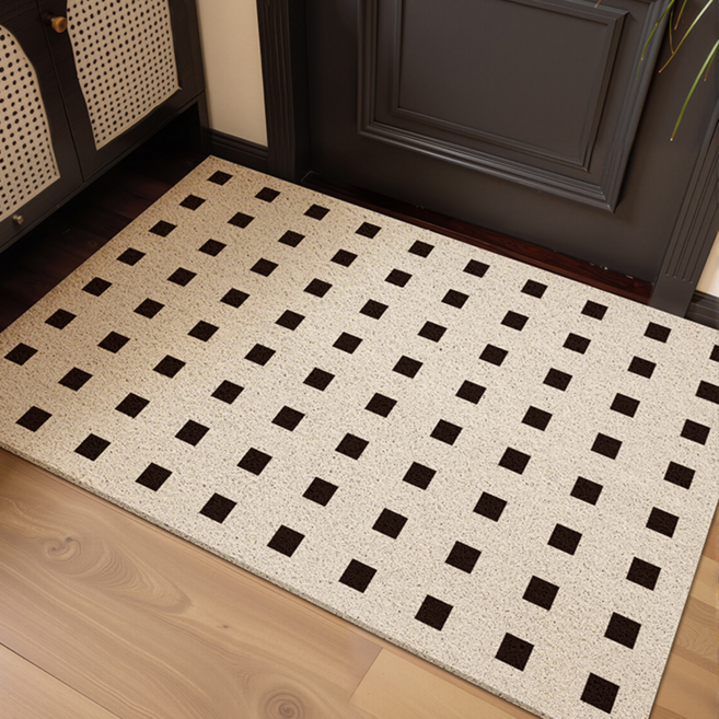 헤디야 모던 현관 베란다 잘라쓰는 코일매트, 1개, 화이트60x90