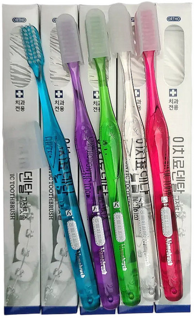 더화이트 교정용 칫솔 교정칫솔, 1개입, 5개