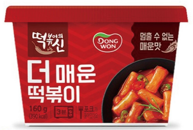동원에프앤비 떡볶이의신 더매운 컵떡볶이, 160g, 32개