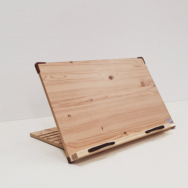 위즈독서대 에이블47 독서대 (우드색) 47A1 슬라이드레일 1단독서대