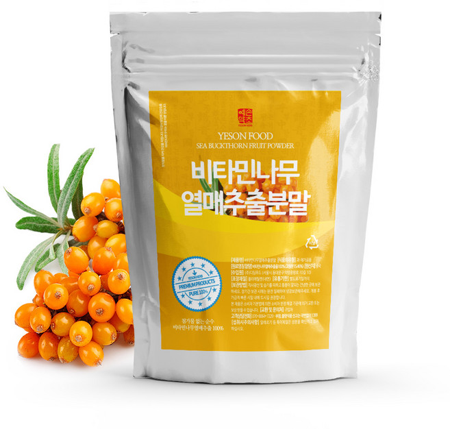 비타민나무가루 비타민열매가루 비타민가루 씨벅톤, 200g, 1개