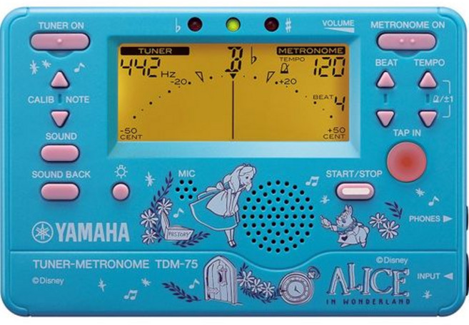 야마하 튜너 메트로놈 TDM-75DAL 앨리스, 1개
