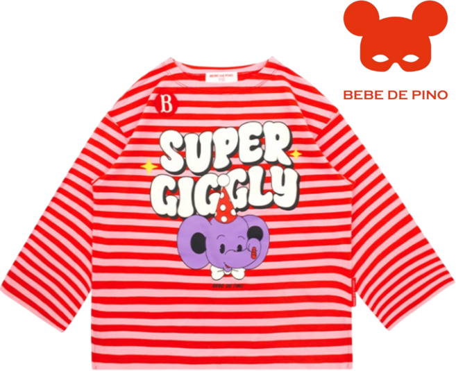 [매장정품] 베베드피노 티셔츠 등원 어린이집 유치원 초등 일상 여행 봄 가을 긴팔티