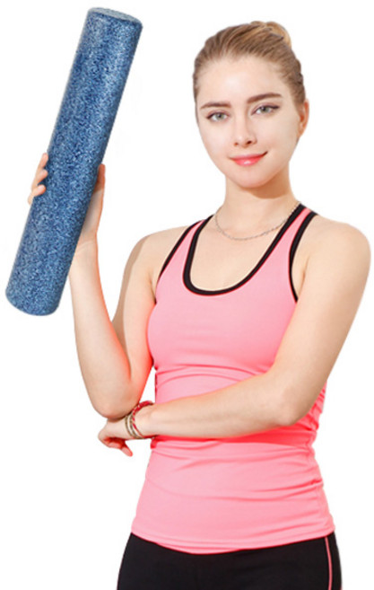 워너바디 웨이버 EPP 폼롤러 45cm 원형 런닝 롤러 운동가이드 증정, 45 x 8cm 원형 다크블루, 1개