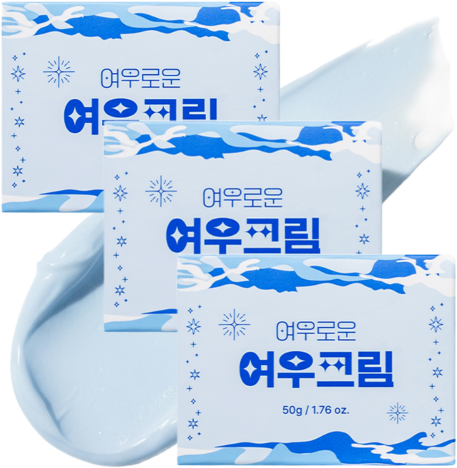 여우로운 여우크림 볼륨 탄력 보습 속부터 차오르는 자신감, 3개, 50g