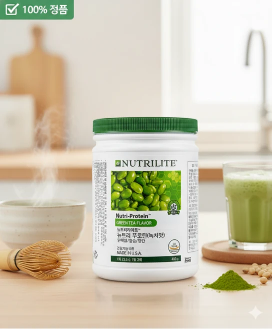 뉴트리라이트 뉴트리 푸로틴 녹차맛, 450g, 1개 - 쿠팡