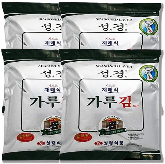 지도표 재래식 가루김, 400g, 4개