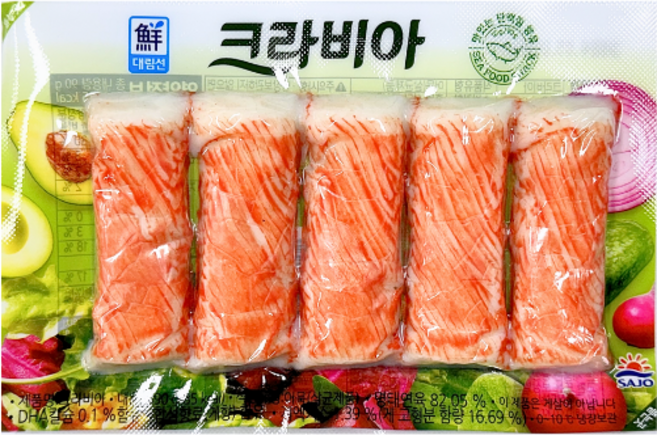 대림 게맛살 크라비아 90g x 5개