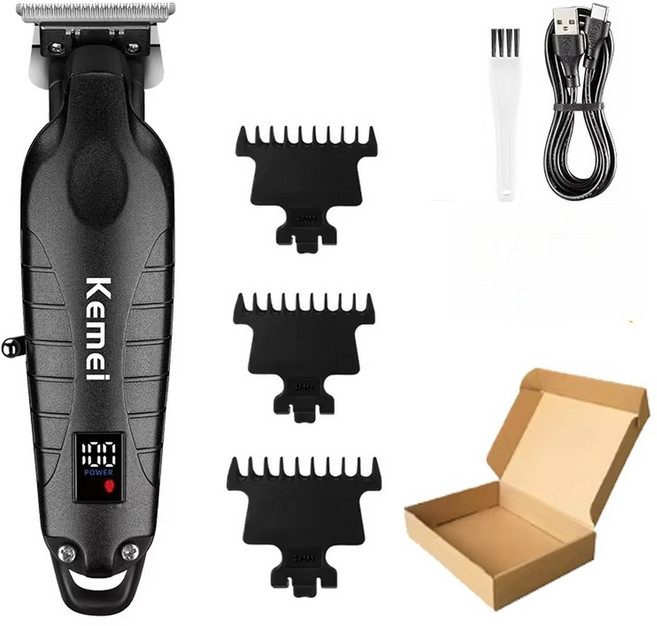 가용 무선 이발기 클리퍼 전기 이발 2290 KM 제로 바버 트리머 키트 2293 남성용 페이드 세트, 2293 Paper box