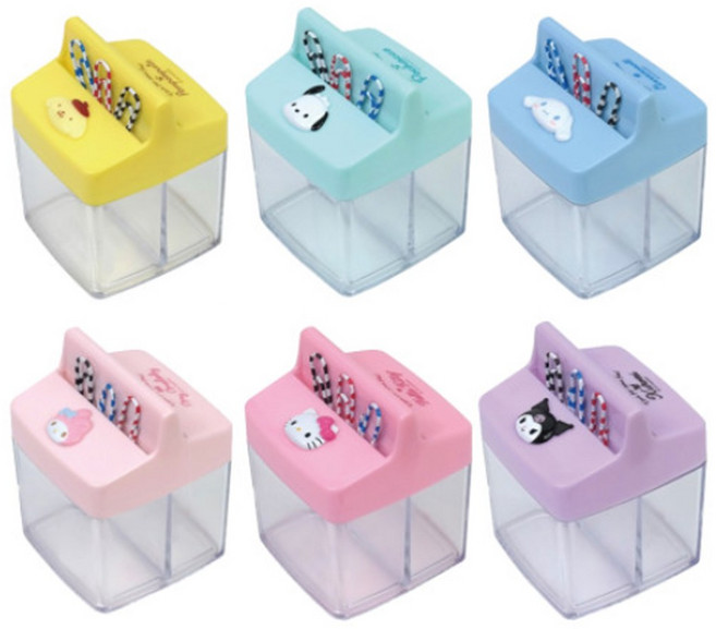 바이하츠 산리오 사각 자석크립통 MCD-C, 3.시나모롤