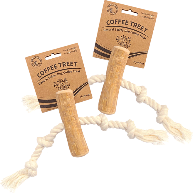 커피트릿 코튼로프 강아지장난감 S, 2개