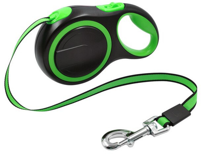 진돗개목줄 강아지목줄 리드줄 튼튼한 개 목줄 긴 애완 동물 집어넣을 수 있는 리드 자동 3M 5M 8M 대, 01 Green_04 8m - 50 kg, 1개