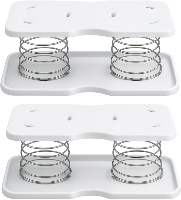 빌라넬리 티슈업 각티슈 물티슈 케이스 스프링 2개, 화이트