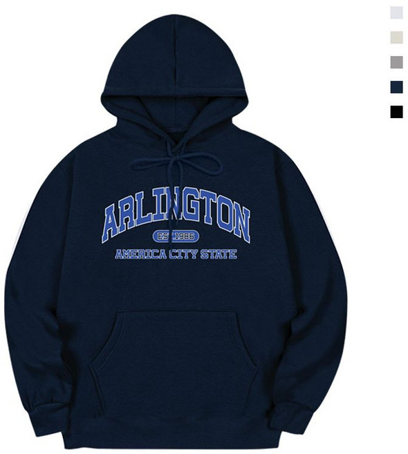 폴앤폴 알링턴1986 오버핏 남여공용 후드티