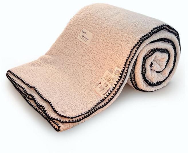 이몰리스 클래스A 양면 램 담요 무릎 사무실 담요 중형 100x140