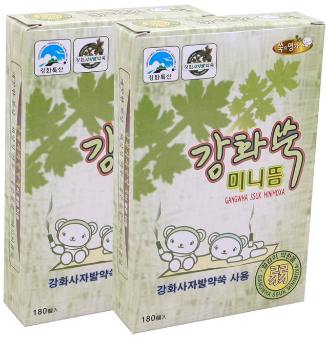 강화쑥미니뜸 열감 약 2박스(180개입), 강화쑥미니뜸-약, 1개