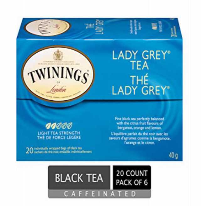 Twinings Tea Lady Grey Tea 20 ct 트와이닝스 티 레이디 그레이 티 20ct, 1개, 104.33g