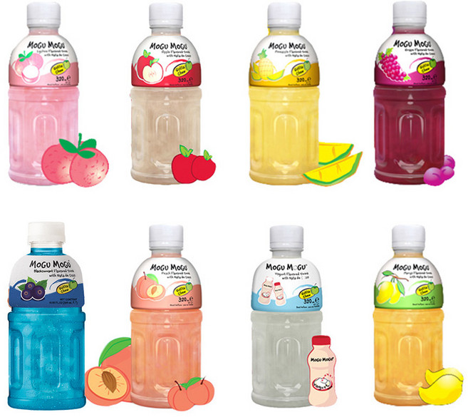 모구모구 8종 혼합, 320ml, 8개