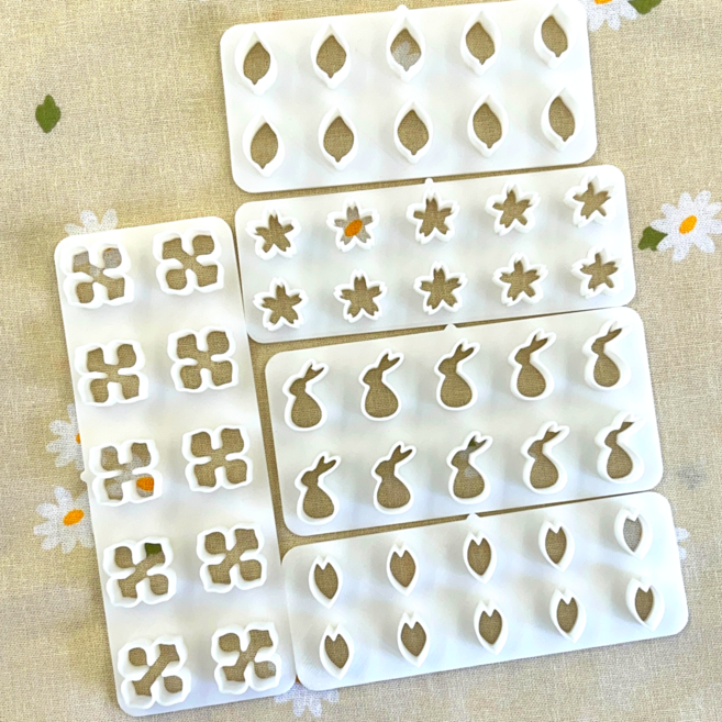 멀티 고명틀 다중 고명틀 화과자 도구 떡도구 떡도장 바람떡틀 절편 만들기, 5. 수국, 필요함, 작은사이즈, 1개