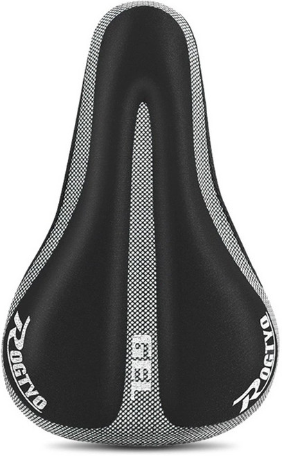 서온리 편안한 라이딩을 위한 안장통 방지 고급형 자전거안장쿠션커버 자전거 엉덩이 패드 블랙 젤 쿠션 고탄력 논슬립 바이크 자전거안장커버, 미드나잇, 1개