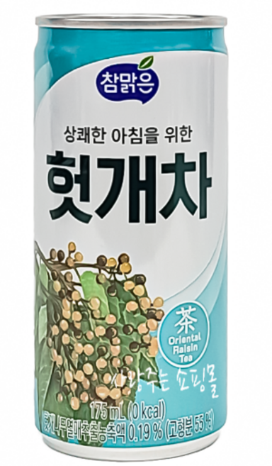 참맑은 헛개차, 175ml, 60개