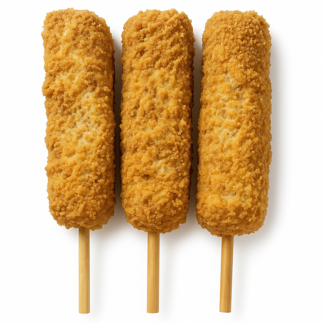 바삭하게 튀겨낸 오꼬노미 꼬치튀김 690g 오코노미야끼