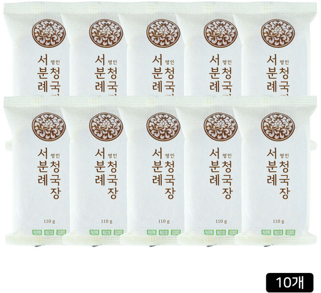[홈쇼핑] 서일농원 서분례 명인 청국장, 110g, 10개